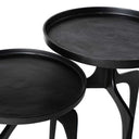 Set de mesas auxiliares BHARAT en aluminio