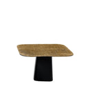 Mesa de centro SANJAY en aluminio dorado