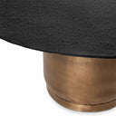 Mesa de centro DURAI en aluminio y cobre