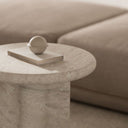 Mesa de centro EMERIC efecto travertino