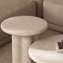 Mesa de centro EMERIC efecto travertino