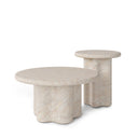 Mesa de centro EMERIC efecto travertino