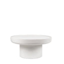 Mesa de centro RODNEY redonda en blanco
