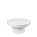 Mesa de centro RODNEY redonda en blanco