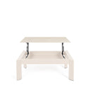 Mesa de centro elevable OLIVER en porcelánico