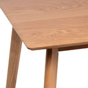 Mesa ALICE 120, en roble, vista lateral