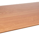 Mesa MARIE 140, en roble, vista frontal