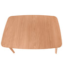 Mesa ENMA 120, en roble, vista de conjunto