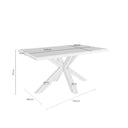 Croquis de medidas — Mesa GRACE de 140 cm