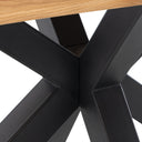 Mesa GRACE de 200 cm, en negro, vista frontal