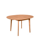 Mesa LIANA 100, en roble, vista lateral