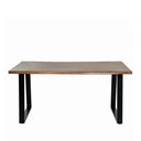 Mesa LABÁN de 140 cm, vista trasera en perspectiva