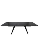 Mesa KELLY de 180 cm, en negro, vista frontal
