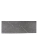 Mesa JANET 140, en gris y blanco, muestra del acabado