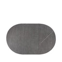 Mesa LUNA 130, en gris y negro, vista de conjunto