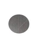 Mesa ZURI 130, en gris y negro, vista trasera