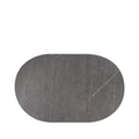 Mesa ZURI 130, en gris y negro, vista de conjunto