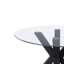 Mesa JADE de 120 cm, en negro, vista de conjunto