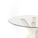 Mesa JADE de 120 cm, en beige, vista de conjunto