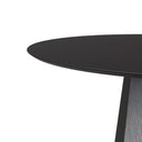 Mesa REGINA 120, en negro, vista de conjunto