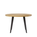 Mesa AMANDA de 120 cm, vista trasera en perspectiva