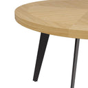 Mesa AMANDA de 120 cm, detalle del acabado