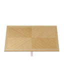 Mesa ELAINE de 160×90, en blanco, vista de conjunto
