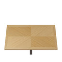 Mesa ELAINE de 180×100, en negro, vista de conjunto