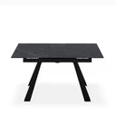Mesa JUDY de 160 cm, en negro, vista lateral