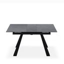 Mesa JUDY de 160 cm, en gris, vista lateral