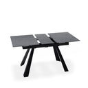 Mesa JUDY de 160 cm, en gris, vista trasera