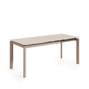 Mesa CONSTANCE de 120 cm, en travertino, vista trasera