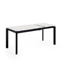 Mesa CONSTANCE de 120 cm, en blanco, vista frontal