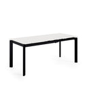 Mesa CONSTANCE de 120 cm, en blanco, vista trasera