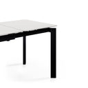 Mesa CONSTANCE de 120 cm, en blanco, vista de conjunto