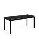 Mesa CONSTANCE de 120 cm, en negro, vista frontal