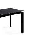 Mesa CONSTANCE de 120 cm, en negro, vista de conjunto