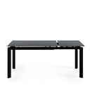 Mesa CONSTANCE de 120 cm, en gris, vista lateral