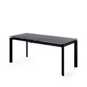Mesa CONSTANCE de 120 cm, en gris, vista trasera