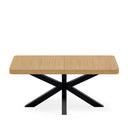 Mesa GLADYS de 140 cm, vista lateral
