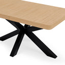 Mesa GLADYS de 140 cm, detalle del acabado