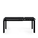 Mesa CONSTANCE de 140 cm, en negro, vista lateral