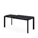 Mesa CONSTANCE de 140 cm, en negro, vista de conjunto