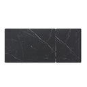 Mesa CONSTANCE de 140 cm, en negro, muestra del acabado