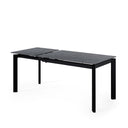 Mesa CONSTANCE de 140 cm, en gris, vista frontal