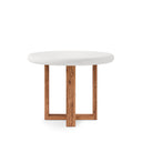 Mesa VIOLETTE de 100 cm, vista trasera en perspectiva