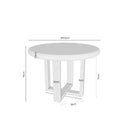 Croquis de medidas — Mesa VIOLETTE de 100 cm