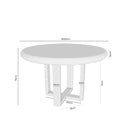 Croquis de medidas — Mesa VIOLETTE de 120 cm