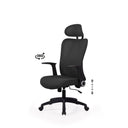 Silla de oficina MONTREAL con reposacabezas