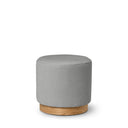 Puff ANGUS con base de madera de fresno
